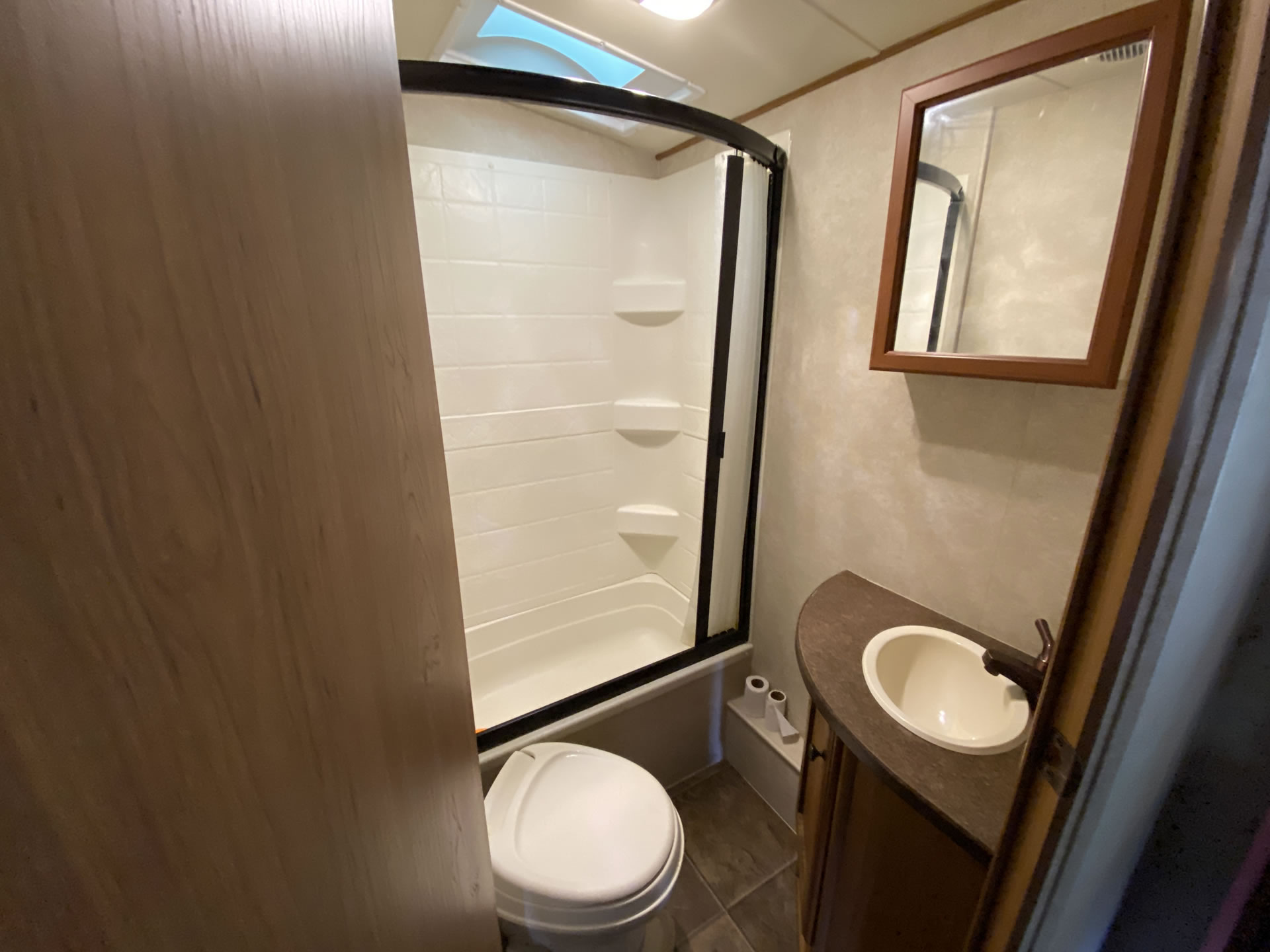 Bathroom Zinger RV Camper Rental Unit